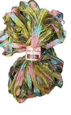 Louisa Harding Sari Ribbon Yarn 50 gram Hank 66 Yards Color 9 Lot A-009 New