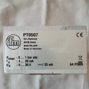 Brand New IFM   PT0507  Pressure Sensor Fast Shipped By DHL/UPS - Picture 1 of 1