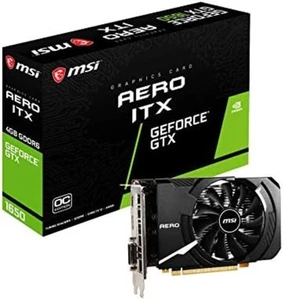 MSI GeForce GTX 1650 D6 AERO ITX J OC Graphics Board VD7557 F/S w/Tracking# NEW - Picture 1 of 7
