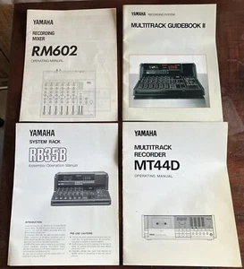 Yamaha RB35B Sistema Rack MT44D RM602+ Guía Multipista II Manuales - Imagen 1 de 6