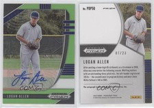 2020 Panini Prizm Draft Picks Lime Green Prizm Auto /23 Logan Allen #PDP56 Auto
