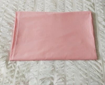 Drap ancien coton rose 225 X 288 cm  Pièce De Tissu Rideau  - Photo 1/3