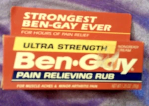 BENGAY Pain Relieving Rub Ultra Strength NON GREASY CREAM 1.25 OZ NEW IN BOX - Picture 1 of 1