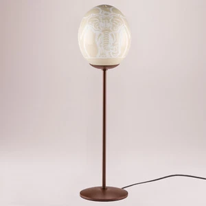 Tischlampe Straußenei "Elefant" Lampe Licht Stehlampe - Ständer 32cm Antik-Rost - Bild 1 von 9