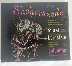 RAVEL Sheherazade Masterworks Mx-337 - TOUREL & BERNSTEIN - COLUMBIA 2 Records - Picture 1 of 8