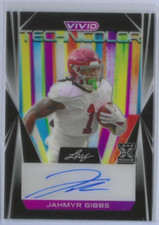 JAHMYR GIBBS 2023 Leaf Vivid Technicolor Pre-Production Proof Auto Black 1/1