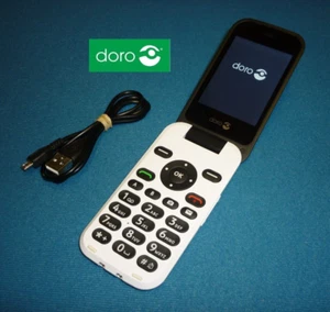 Teléfono móvil Doro 6620 (DFC-0260) negro blanco (Tesco / O2) botón grande 02 - Imagen 1 de 5
