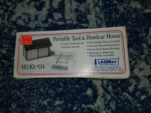 HO American Model Builders 114 Portable Tool & Hanc Car House Kit WC NIP - Picture 1 of 1