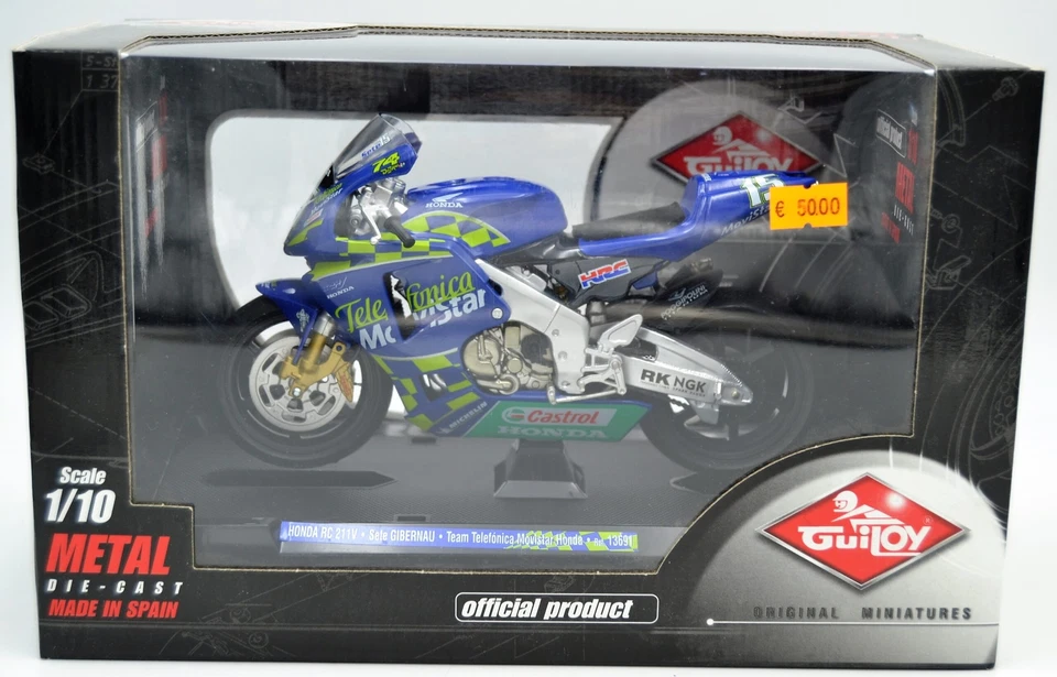 Die Cast “Honda RC 211v - Sete Gibernau - Team Telefonica Movistar Honda " M - Image 1 of 1