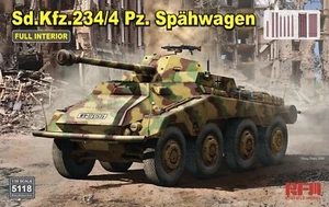 Ryefield-Modell 1/35 RM5118 German Sd.Kfz.234/4 Pz.Spähwagen mit voller Innenausstattung - Bild 1 von 1