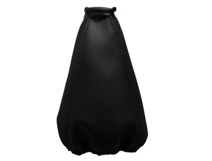 Black Stitch Fits RENAULT TWINGO I (1992-2007) Gear Gaiter 100% Leather - Picture 1 of 1
