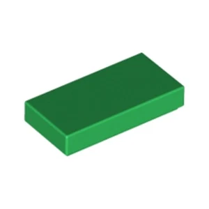 Lego Bricks 20x Dark Green 1x2 Tile Flat Thin Studless Plate 306928 3069 NEW