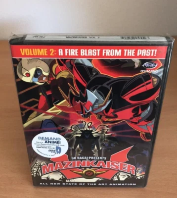 Mazinkaiser Vol. 2: A Fire Blast from the Past (DVD, 2003) * NEW SEALED * - Image 1 of 2