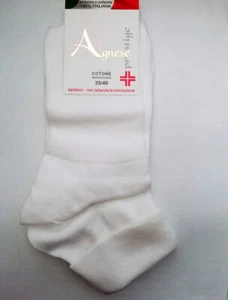 12 Paia di Calze donna Agnese corte in cotone senza elastico Sanitarie art Susy - Picture 1 of 1