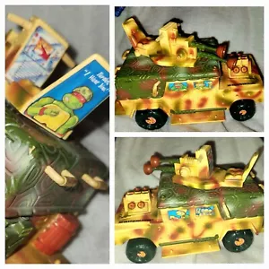 Jeep Mutant Ninja 1992 vintage Teenage Mutant militar 9" Hummer KC Jones - Imagen 1 de 7