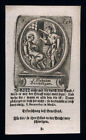 Holy Card Engraving S.Ephrem Syrus 17Th.
