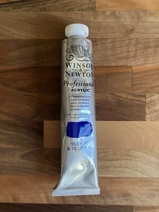 Pintura Acrílica Profesional Winsor & Newton Azul Ultramar 60ml Tubo Serie 1 - Imagen 1 de 3