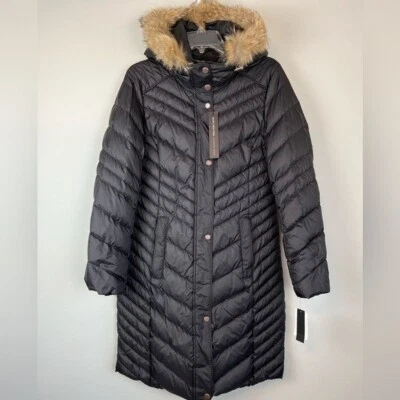 NWT MARC NEW YORK Miranda Chevron Quilted Down Coat $398 Size S - Image 1 of 4