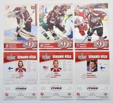 2015-16 KHL Dinamo Riga Home Pick a Player Card
