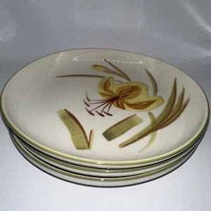 SET OF 3 CALIFORNIA WINFIELD WARE TIGER IRIS 7" PLATES EXCELLENT PRE-OWNED - Picture 1 of 12