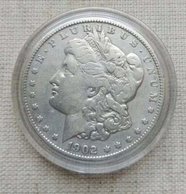 1902 Morgan Silver Dollar $1 - Semi Key Date - Image 1 of 2