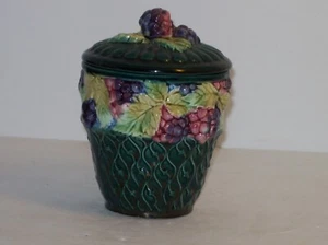 VTG. JAM JAR MADE IN CZECHOSLOVAKIA BLACKBERRIES AND RASPBERRIES - Picture 1 of 6