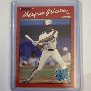 1990 Donruss - Rated Rookie #36 Marquis Grissom (RC) - Bild 1 von 2