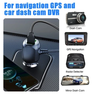 11.6FT Long Power Cable for GARMIN GPS Nuvi 50lm 60lm Drive 50 51 52 Car Charger - Picture 1 of 21