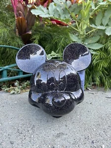 Disneyland Parks Loungefly Mickey Mouse 3D Head Black Glitter Crossbody New 2024 - Picture 1 of 4