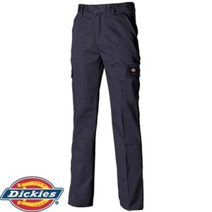 Dickies Mens Redhawk Chino Trouser WD803 Workwear Trousers Navy Blue Pants 34T - Picture 1 of 3