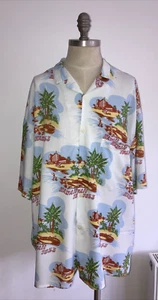 RADIO HONALULU HAWAII 1953 SHIRT, SIZE L, 27" ARMPIT TO ARMPIT APPROX. - Picture 1 of 9