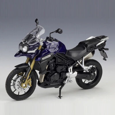1:18 Tiger Explorer Motorrad Modell Die Cast Spielzeug fur Kinder Sammlung Blau - Bild 1 von 4