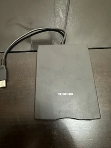 Toshiba USB FDD Kit External Floppy Drive Model No. PA3109U-1FDD (Black) - Picture 1 of 7