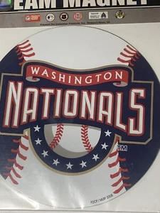 Washington Nationals MLB Baseball Team Magnet Made in USA Auto Home Office - Picture 1 of 4