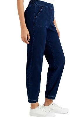 Pantalones jogger de mezclilla Charter Club, lavado en puerto, pequeños Foto 1 de 4