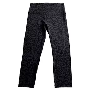 Lululemon Align Leggings Damen 8 schwarz grau Gepard Leopard 21" hoch geschnitten - Bild 1 von 15