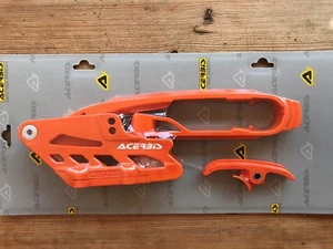 CHAIN BLOCK GUIDE SLIPPER SLIDER SET FITS KTM SX 125 144 150 2016-2022 ORANGE - Picture 1 of 1