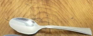 Vintage U of D Cafeteria SILCO Stainless Flatware Spoon - Picture 1 of 3