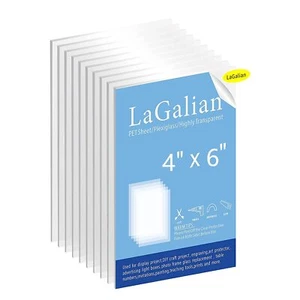 4x6 Acrylic Sheet, Replacement Glass Picture Frame 10 4*6*0.04"-10pcs, Clear - Picture 1 of 6