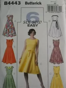 Vestido ajustado corpiño Misses talla 16-22 Butterick 4443 patrón de costura * - Imagen 1 de 2