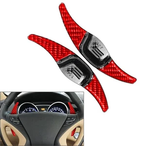 Rote Lenkrad-Schaltwippenverlängerung für Hyundai Sonata 2010-2015 I40 2015 - Picture 1 of 9