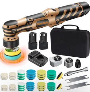 Cordless Mini Car Polisher Kit – Dual Action Rotary Waxing & Scratch Remover - Picture 1 of 8
