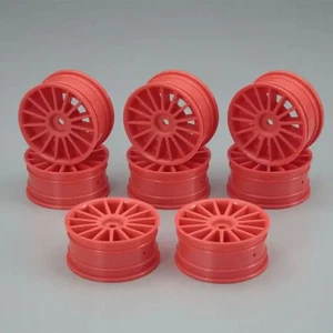 Kyosho 15 Spoke Aero 24 Rim 8 pcs Fluorescence Pink For 1/10 RC # 92012-8KPC - Picture 1 of 2