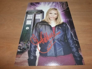 BILLIE PIPER signed 12X8 photo DOCTOR WHO + COA - Picture 1 of 2