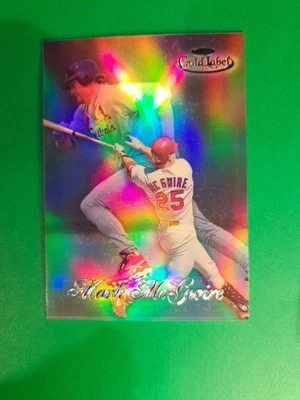 1998 TOPPS GOLD LABEL # 15  BLACK  LABEL MARK MCGWIRE SILVER SIGNATURE RARE  HOT - Image 1 of 4