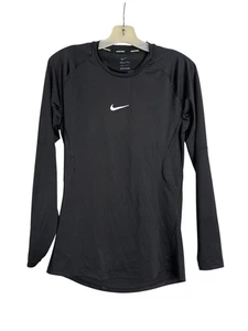 Camiseta deportiva Nike Pro Dri-Fit de compresión ajustada para mujer M negra manga larga - Imagen 1 de 3