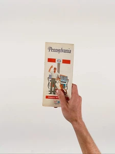 1962 Esso Road Map of Pennsylvania - Picture 1 of 3