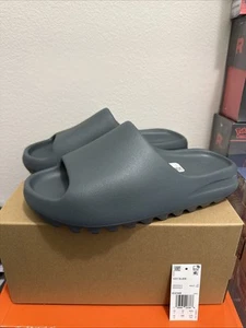 Nuevas Sandalias Adidas Yeezy Slide Slate Marinas ID2349 Para Hombres Talla 10 - Imagen 1 de 8