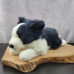 Gund Gundimals Border Collie Dog Stuffed Animal Puppy 12" Black White 4034073 - Picture 1 of 11