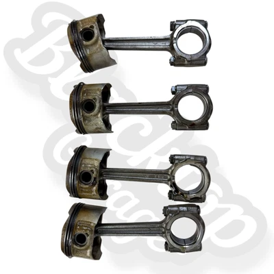 1989-1993 YAMAHA FZR 600 Engine Motor Pistons 58mm and Connecting Rods - Image 1 of 4
